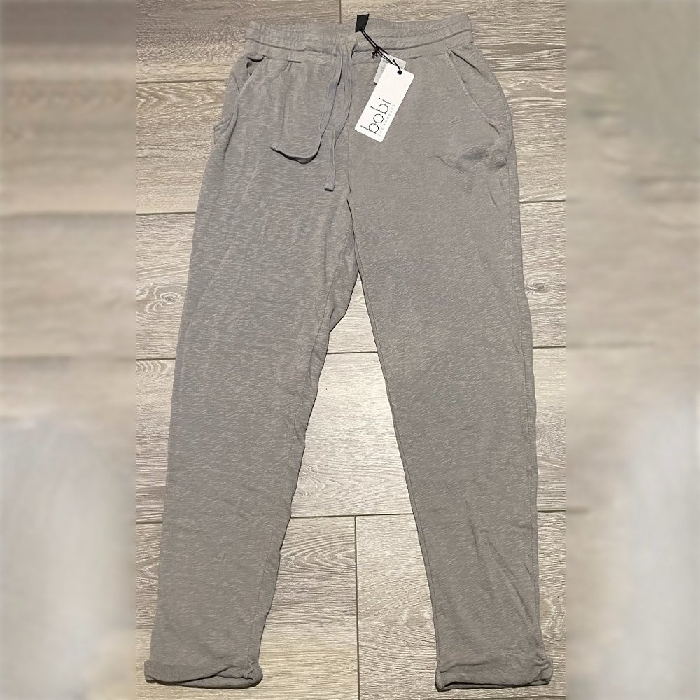 NWT grey Bobi sweat pants size M